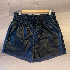 Zenana Vegan Leather Shorts